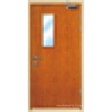 Wood fire rated door, interior or exterior wooden fire proof doors